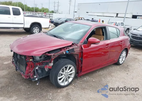 2013 Lexus Ct 200H из США, поврежденный, VIN JTHKD5BH2D2130836